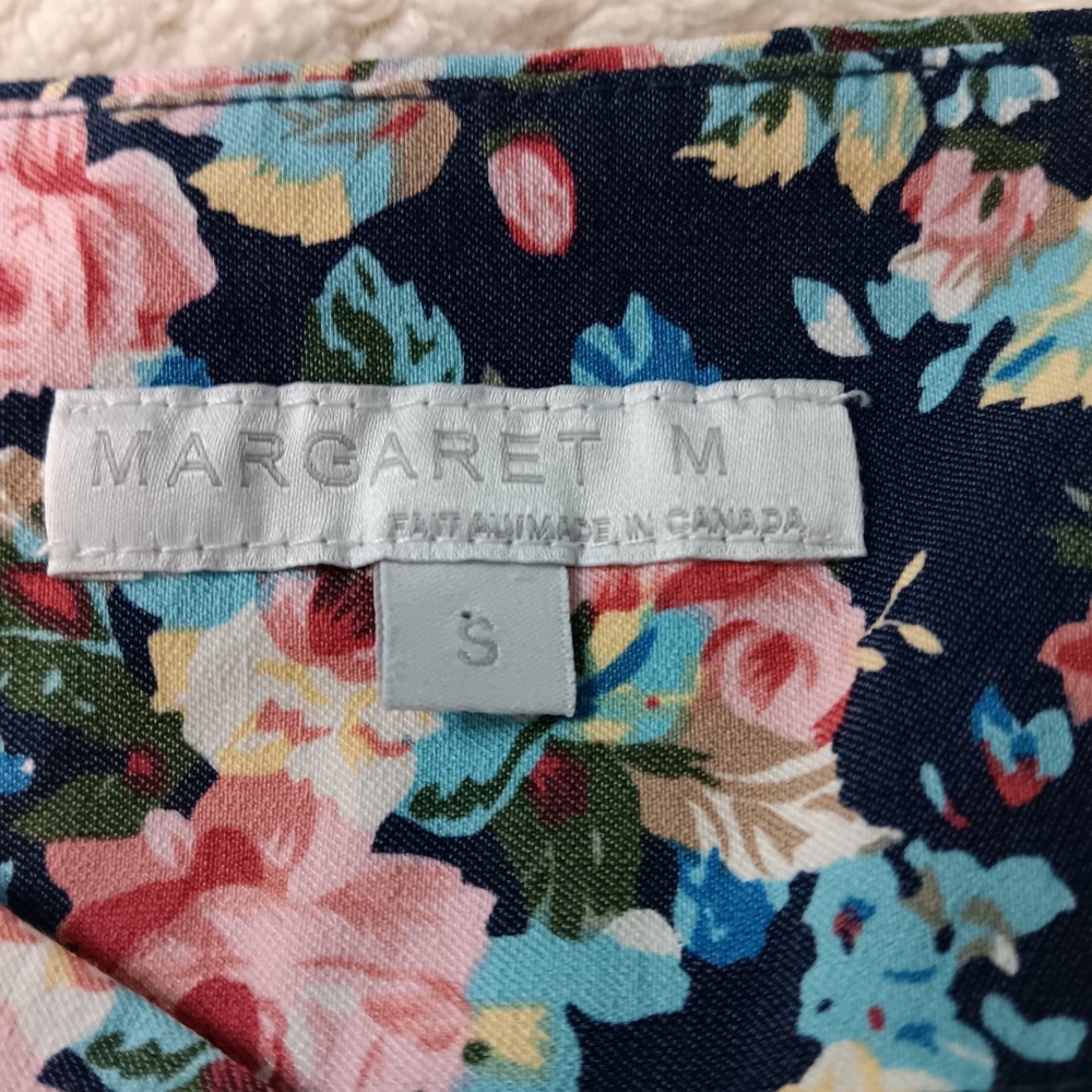 Margaret M  Floral Print Pull‎ on Stretch Bodycon Pencil Skirt Small Corpcore - Picture 3 of 7